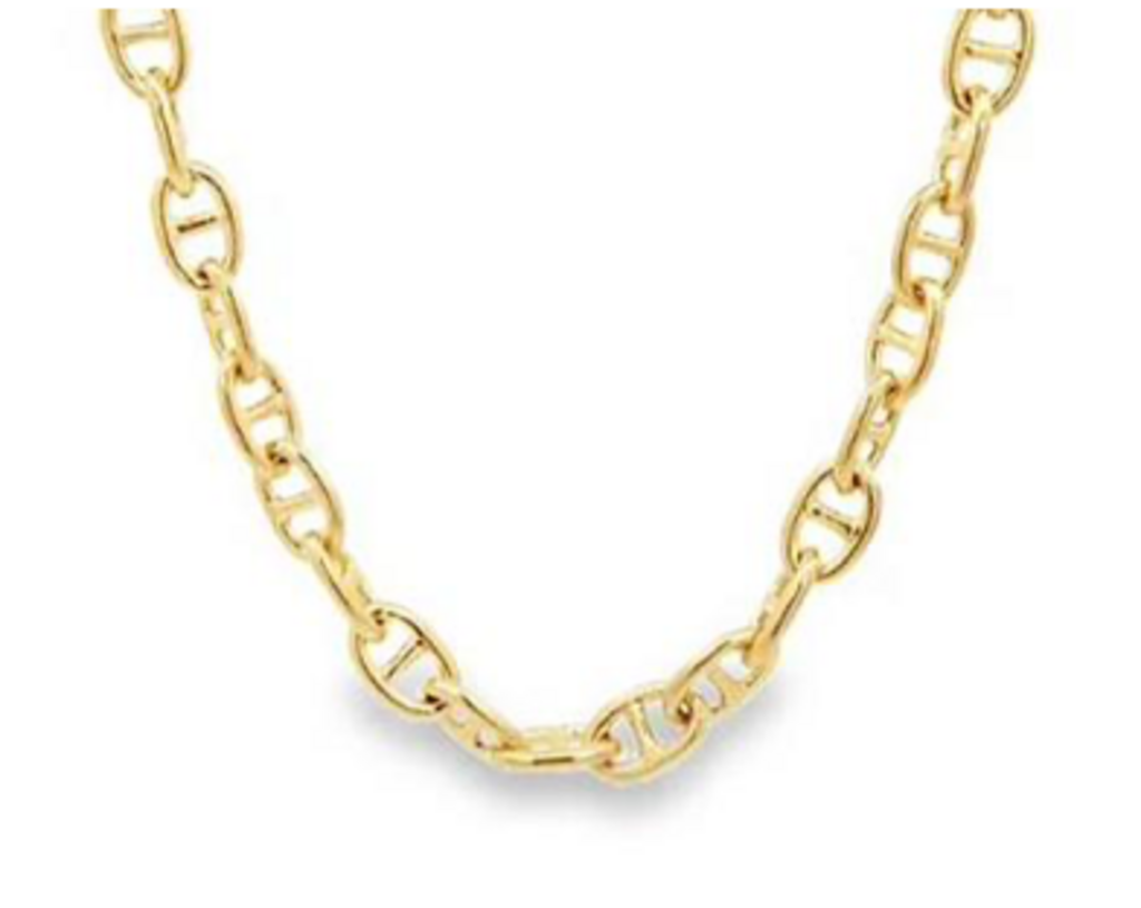 8mm Puffy Anchor Mariner Link Chain YG