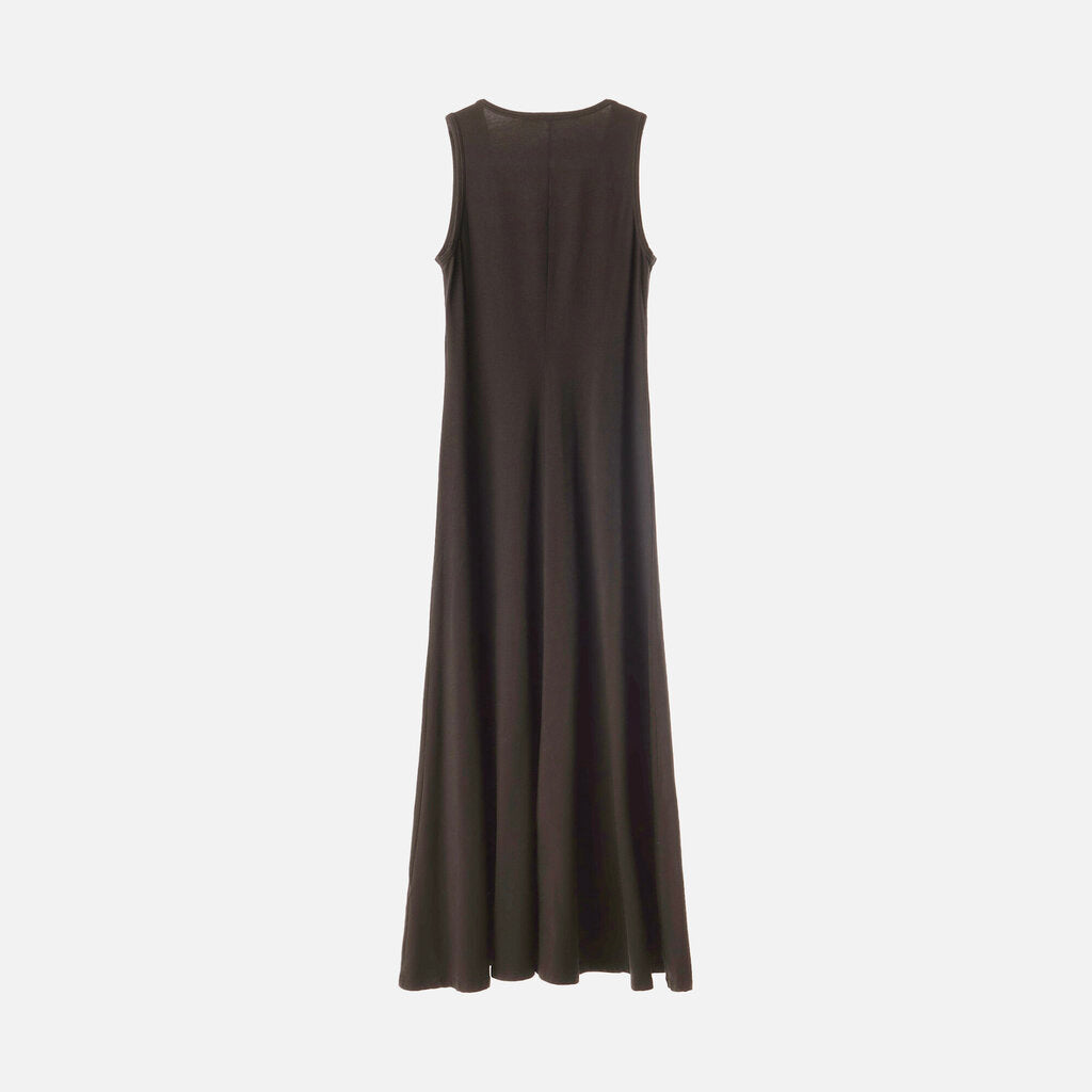 Proenza Schouler White Label Black Cotton Maxi Dress