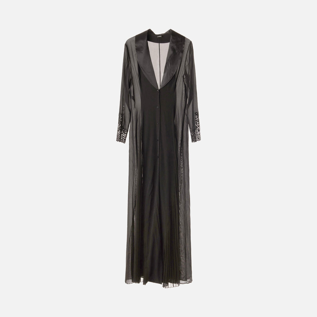 LaPerla Black Sheer Long Dress
