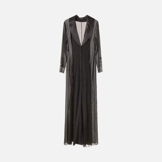 LaPerla Black Sheer Long Dress