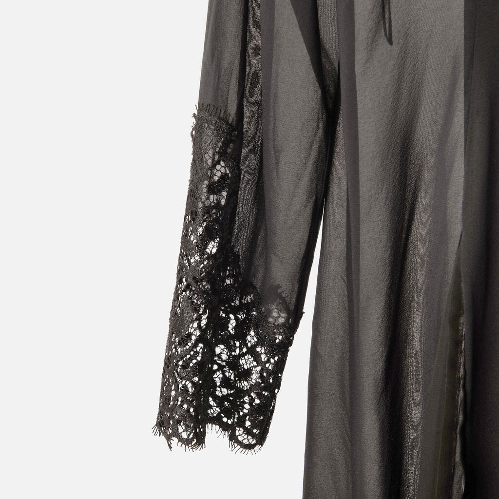 LaPerla Black Sheer Long Dress