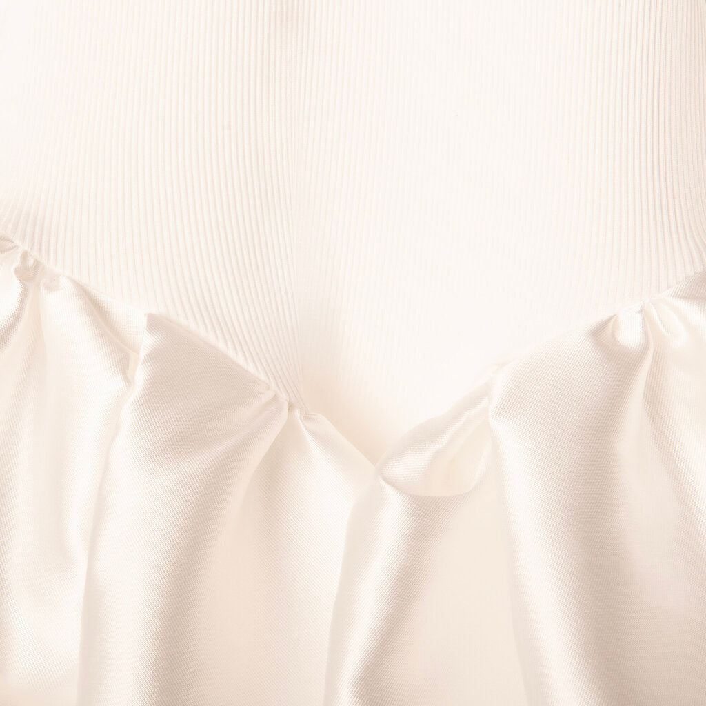 Marques Almeida White Satin Maxi Dress