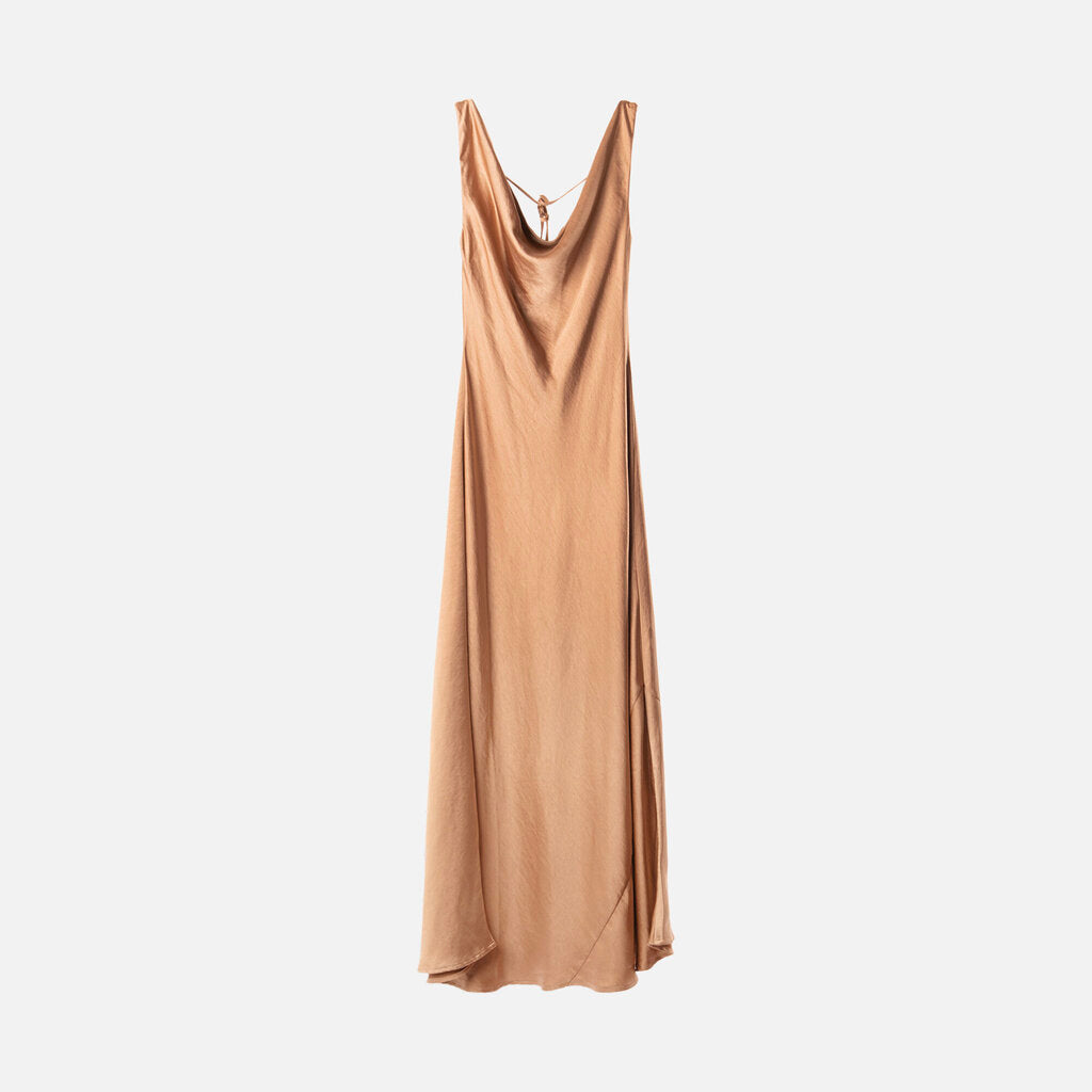 Chloe Milky Pink Silk Dress