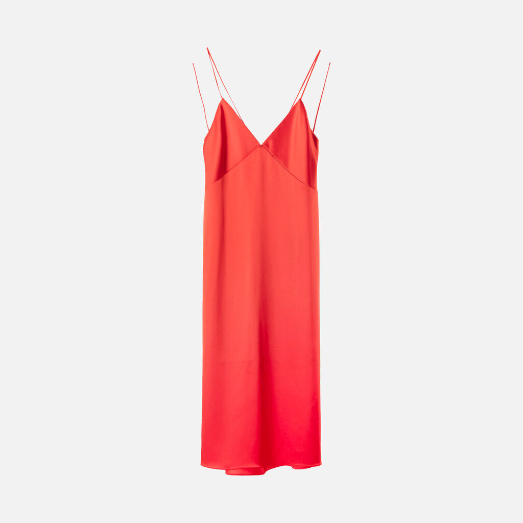 Alice + Olivia Red Slip Dress