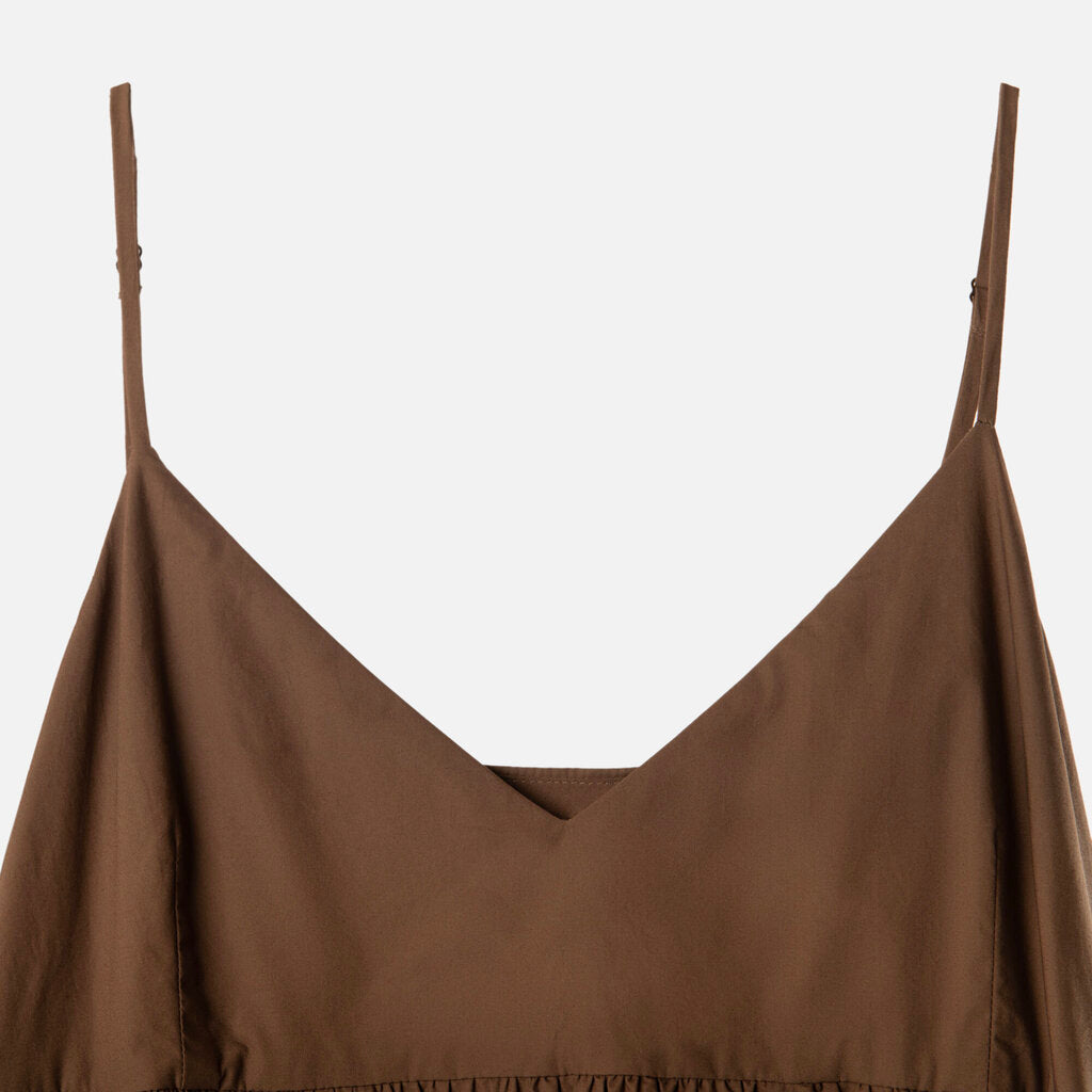 Jenni Kayne Olive Green Cotton Tank Dress