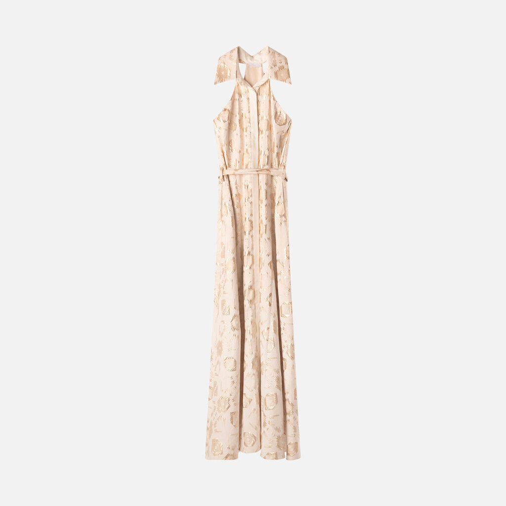 Lace the Label Metallic Viscose Sleeveless Dress