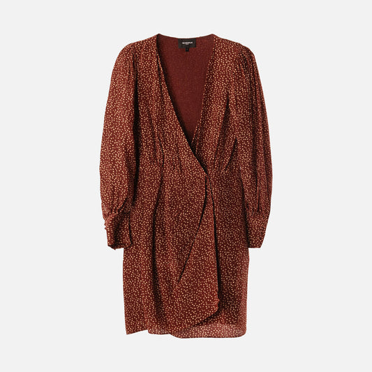 The Kooples Red Polka Dot Viscose/Silk Dress