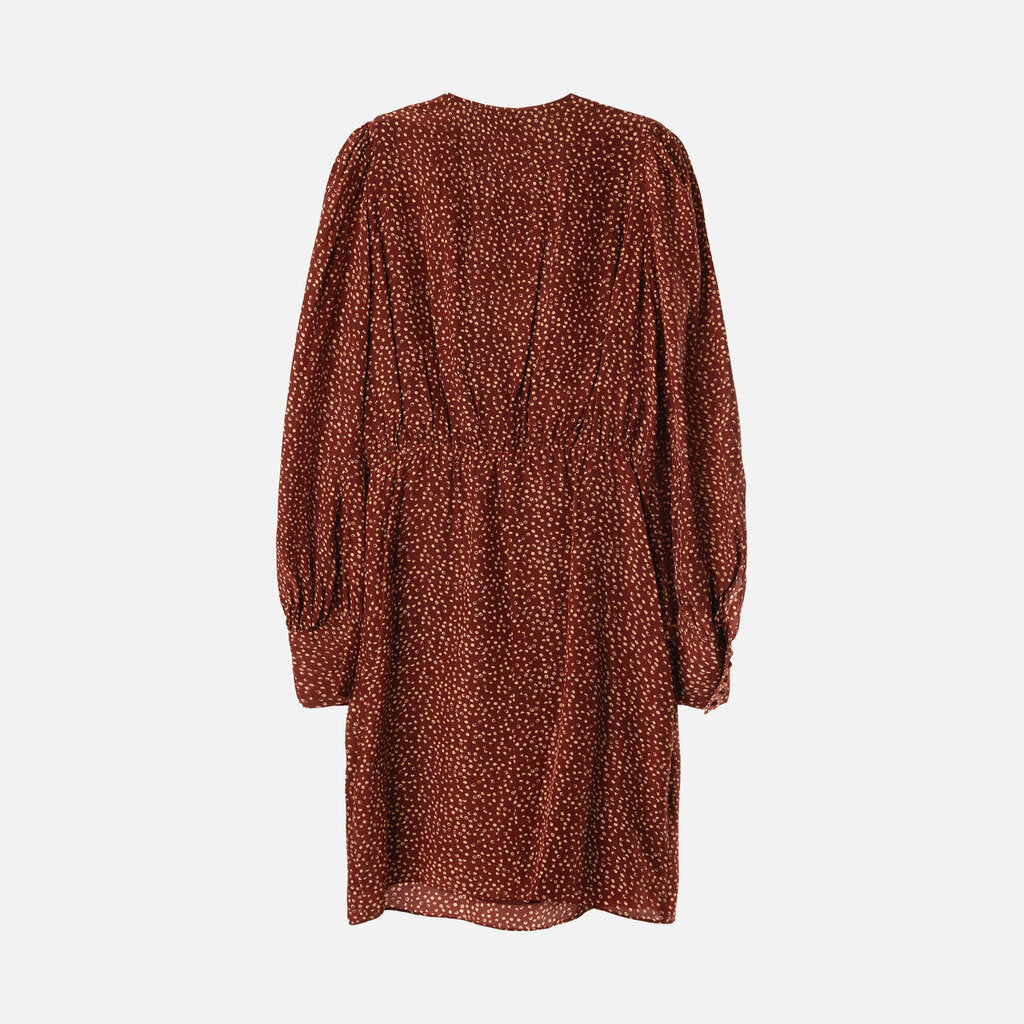 The Kooples Red Polka Dot Viscose/Silk Dress