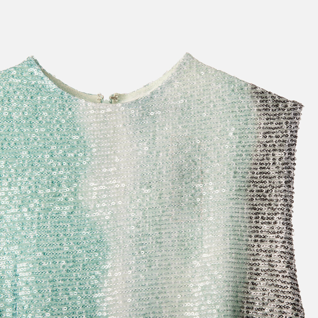 16 Arlington Green Poly Sequin Maxi Dress