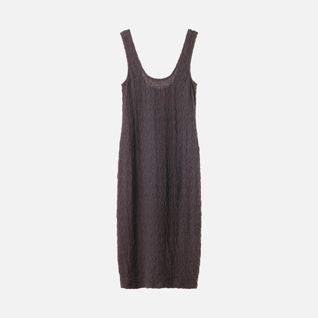 Vince Navy Cotton Blend Stretch Midi Dress