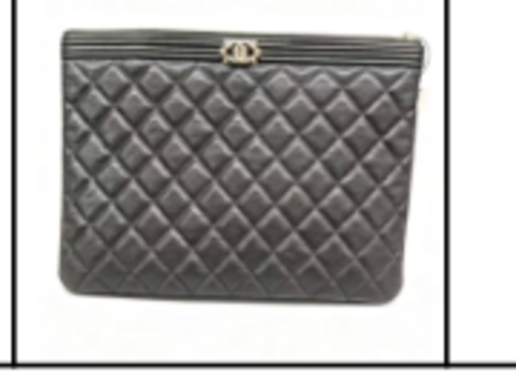 Black Quilted Boy O Case