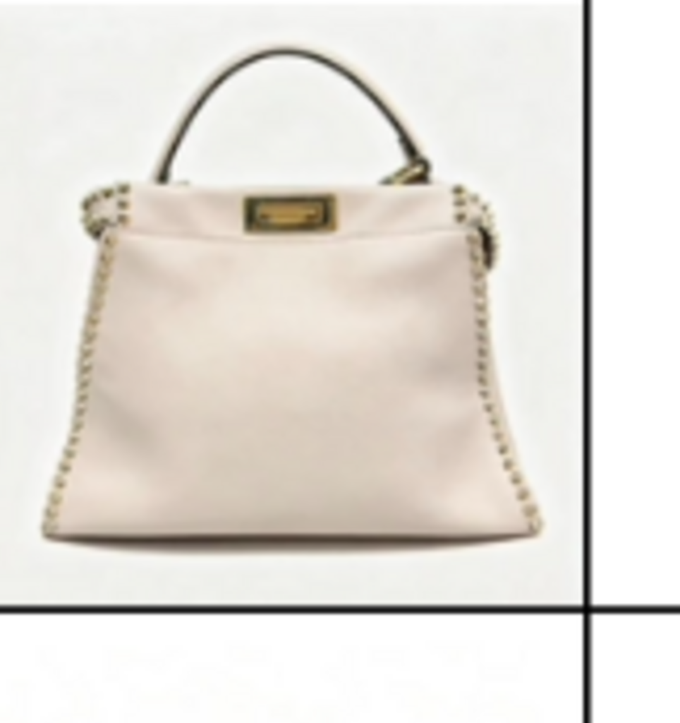 Cream Studded Peekaboo
