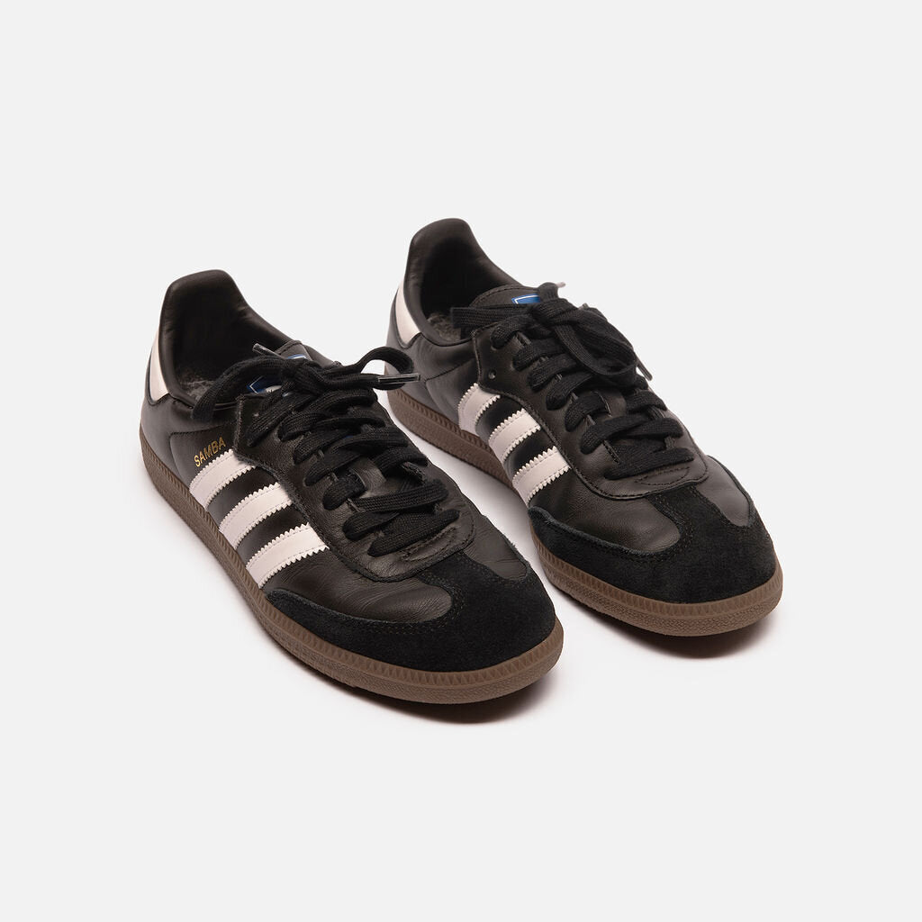 Adidas Black Leather Sambas