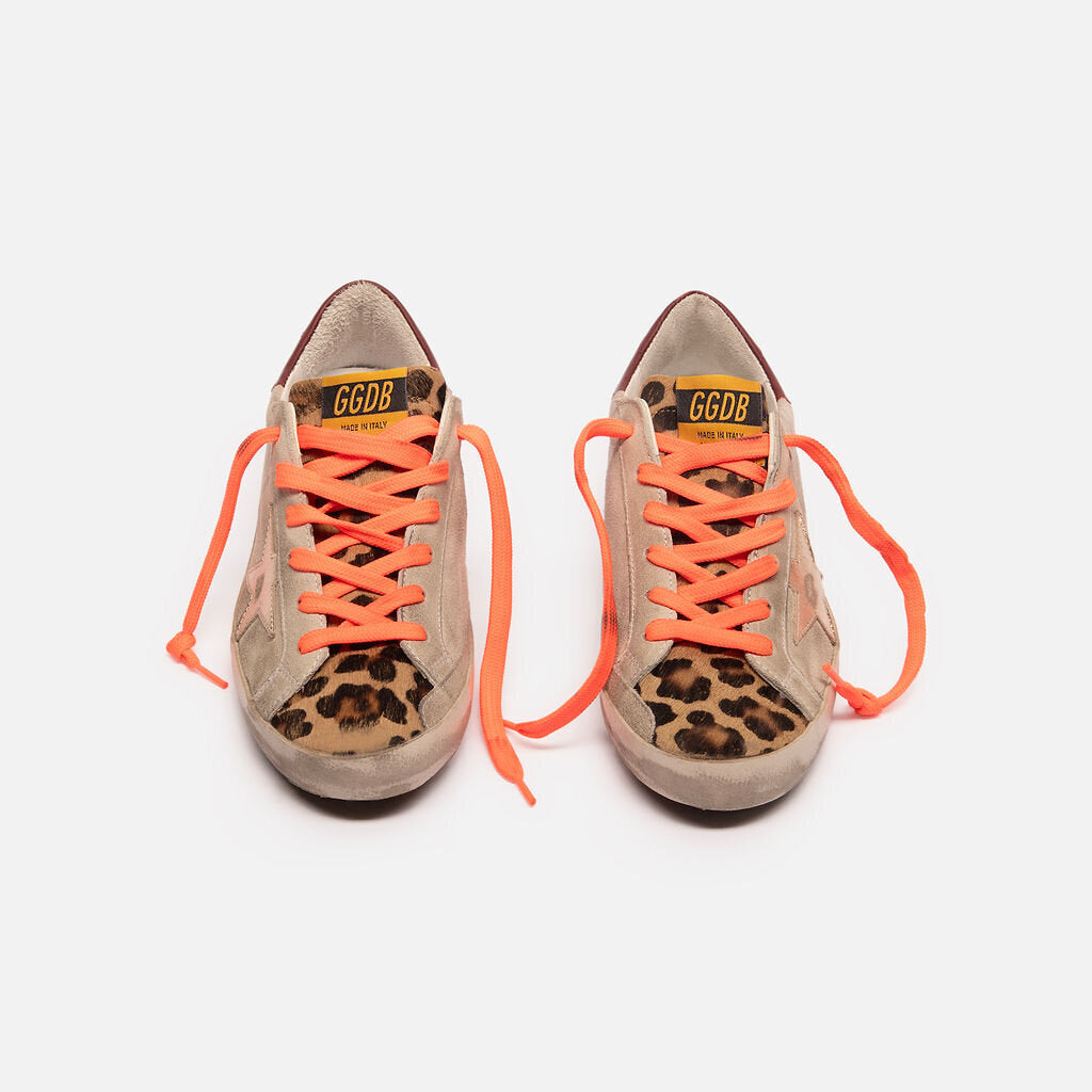 Golden Goose Leopard Toe Sneakers