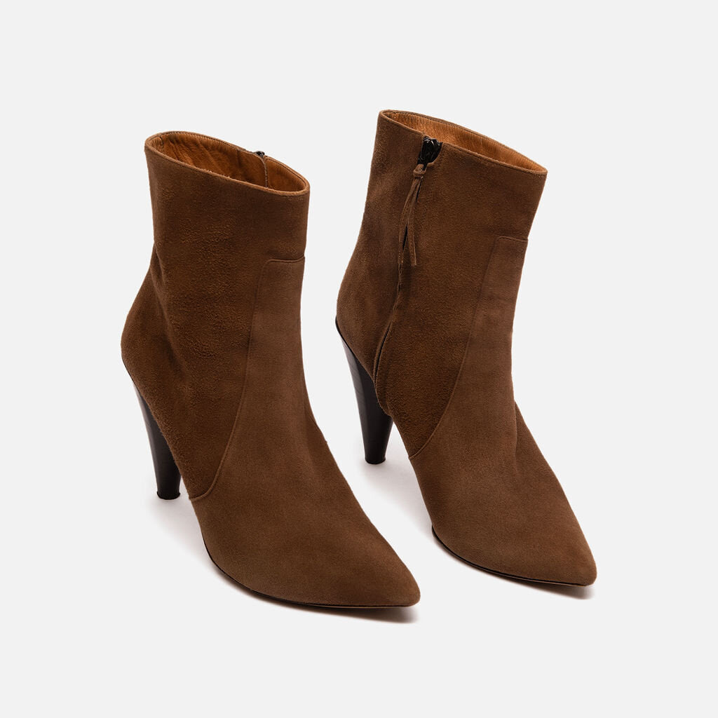 Isabel Marant Brown Suede Ankle Boot