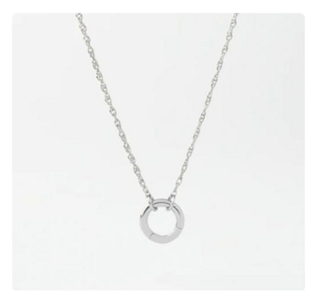 DAINTY ROPE CATCHER W. Fish Charm NECKLACE WG