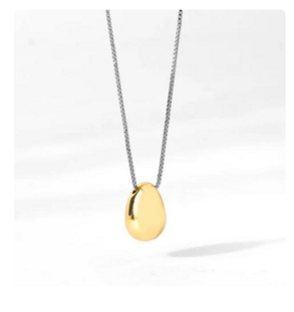 THE TWO-TONE DROP NECKLACE