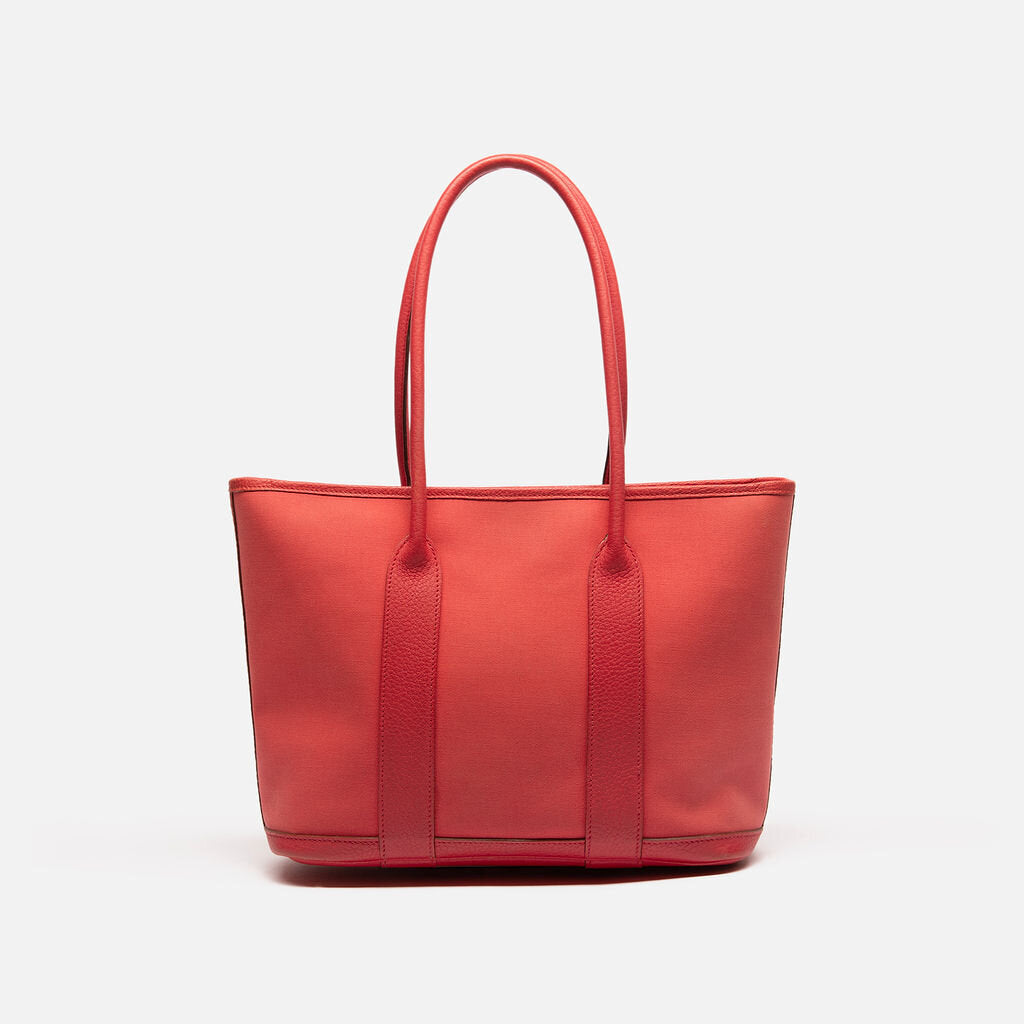 Hermes Pink Leather Garden Zip Tote PM