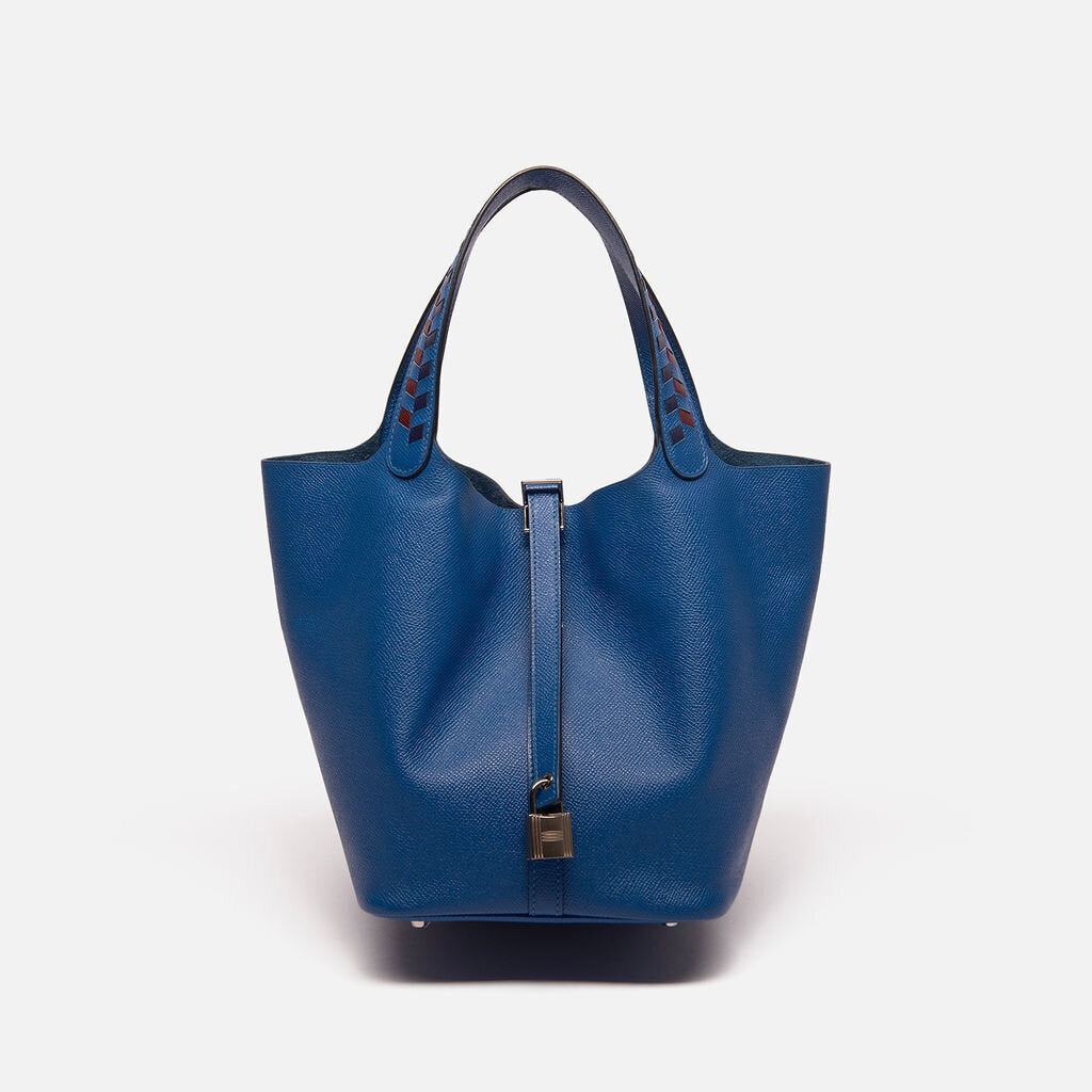 Hermes Mykonos Epsom Tressage Picotin 22