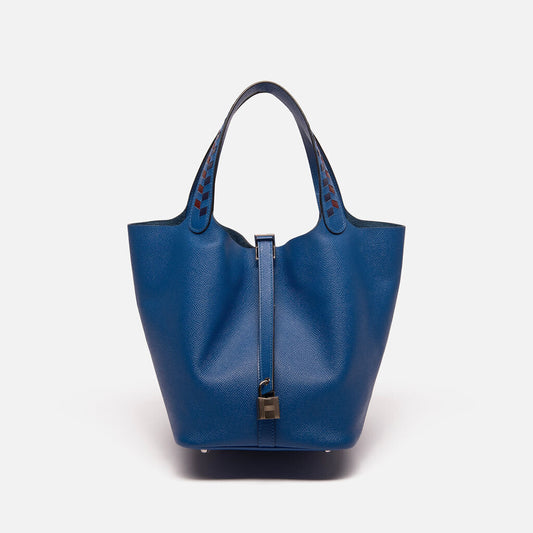Hermes Mykonos Epsom Tressage Picotin 22