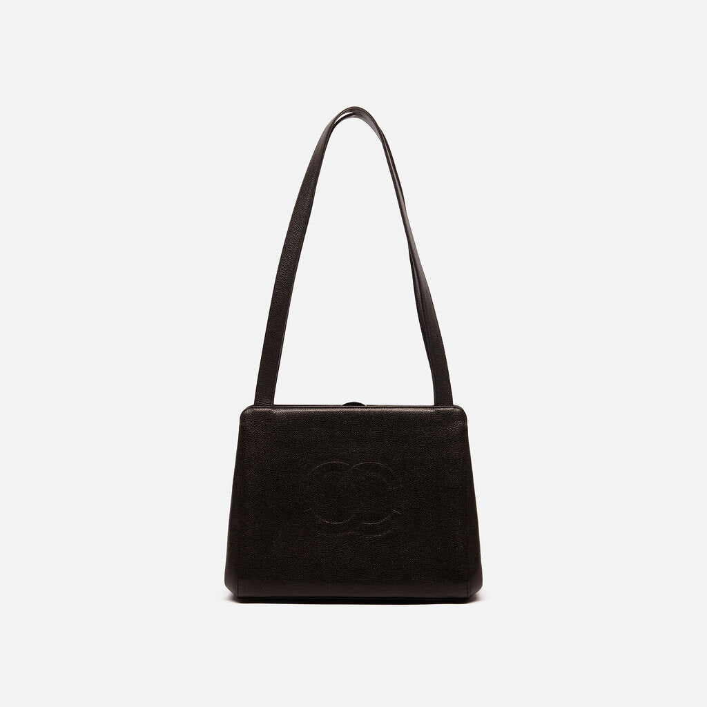 Chanel Black Caviar Shoulder Tote
