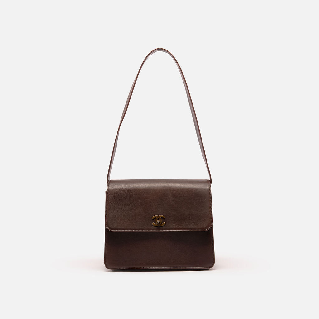Chanel Chocolate Brown Kelly Crossbody