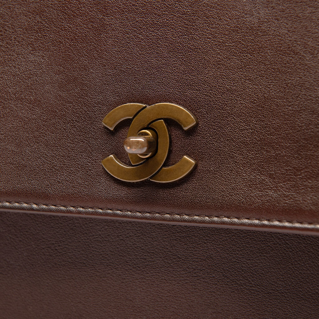 Chanel Chocolate Brown Kelly Crossbody