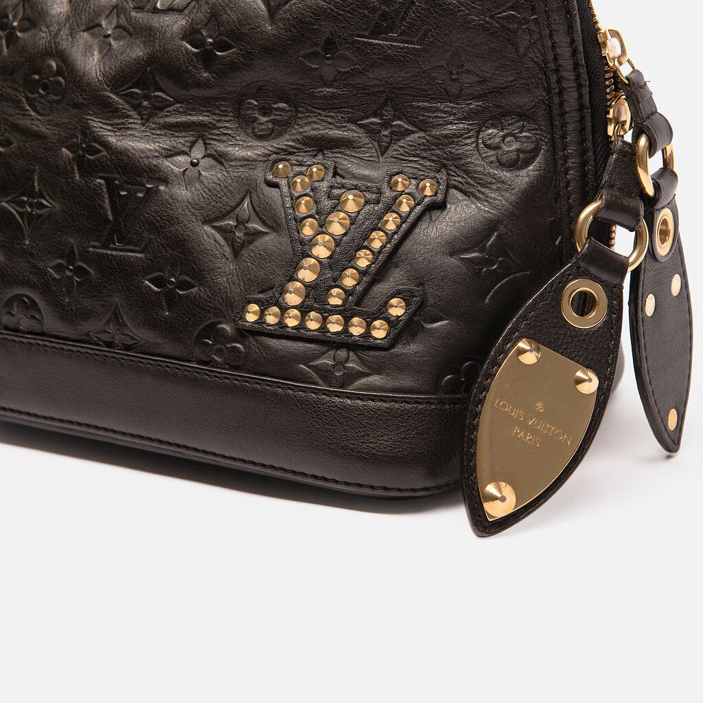Louis Vuitton Runway Black Alma w/ Metal Logo