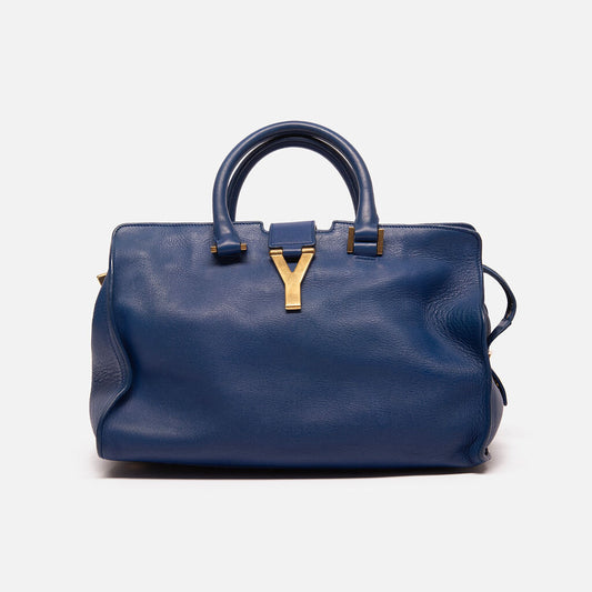Saint Laurent Blue Cabas Y Tote