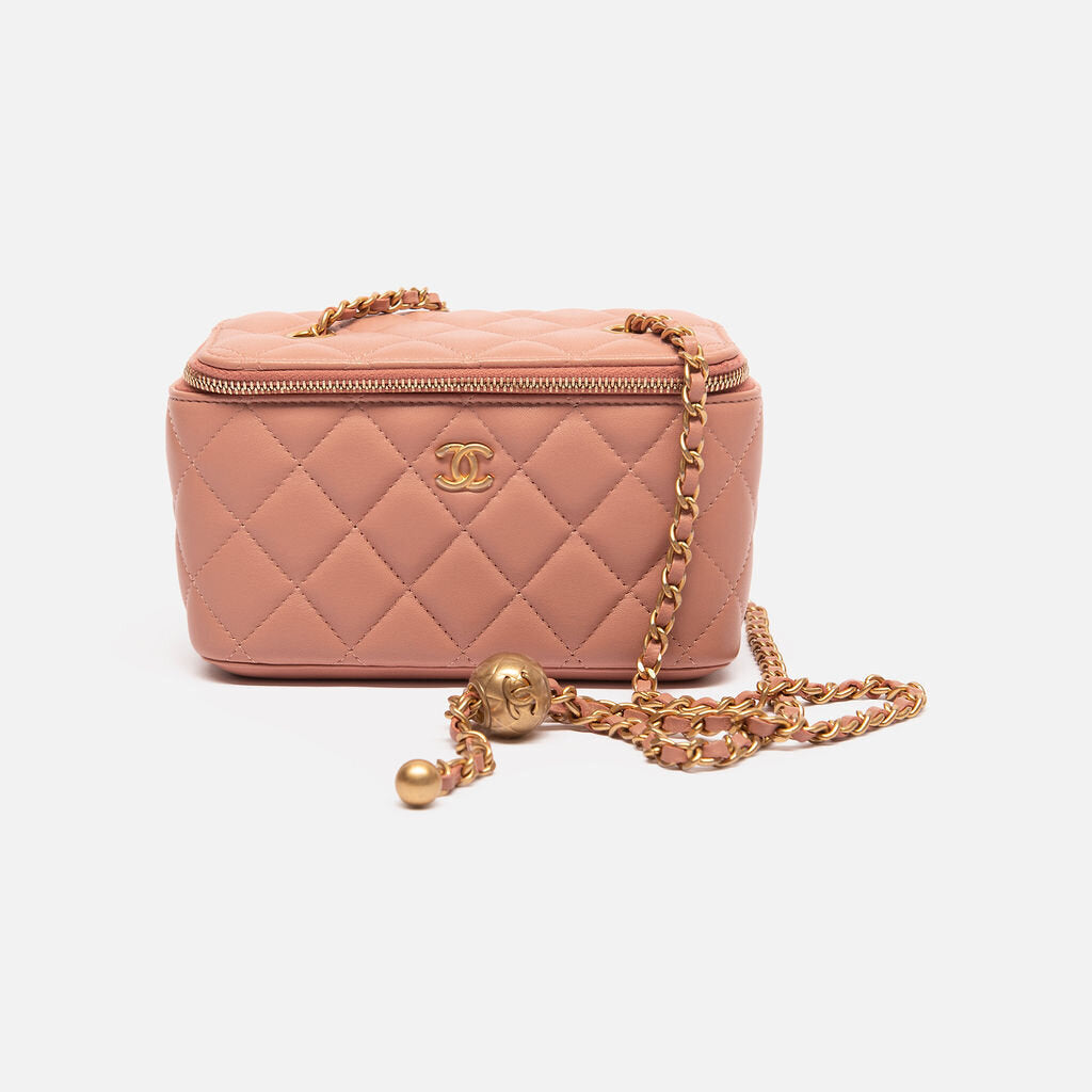 Chanel Pink Vanity Bag