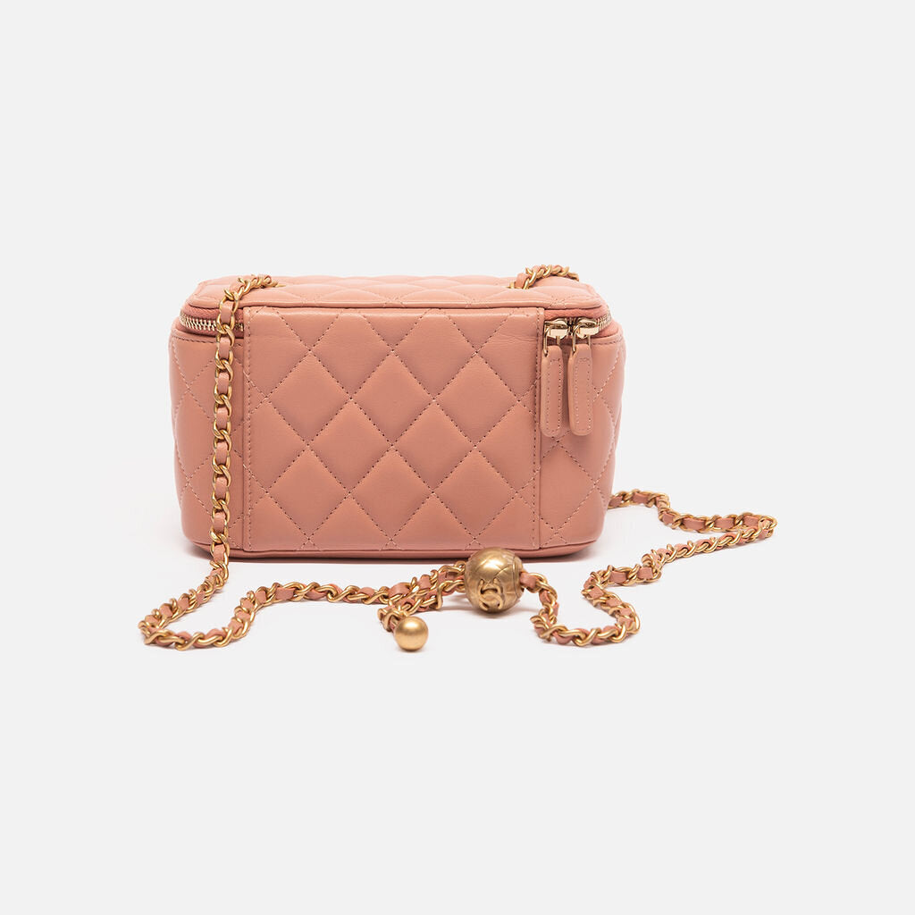 Chanel Pink Vanity Bag