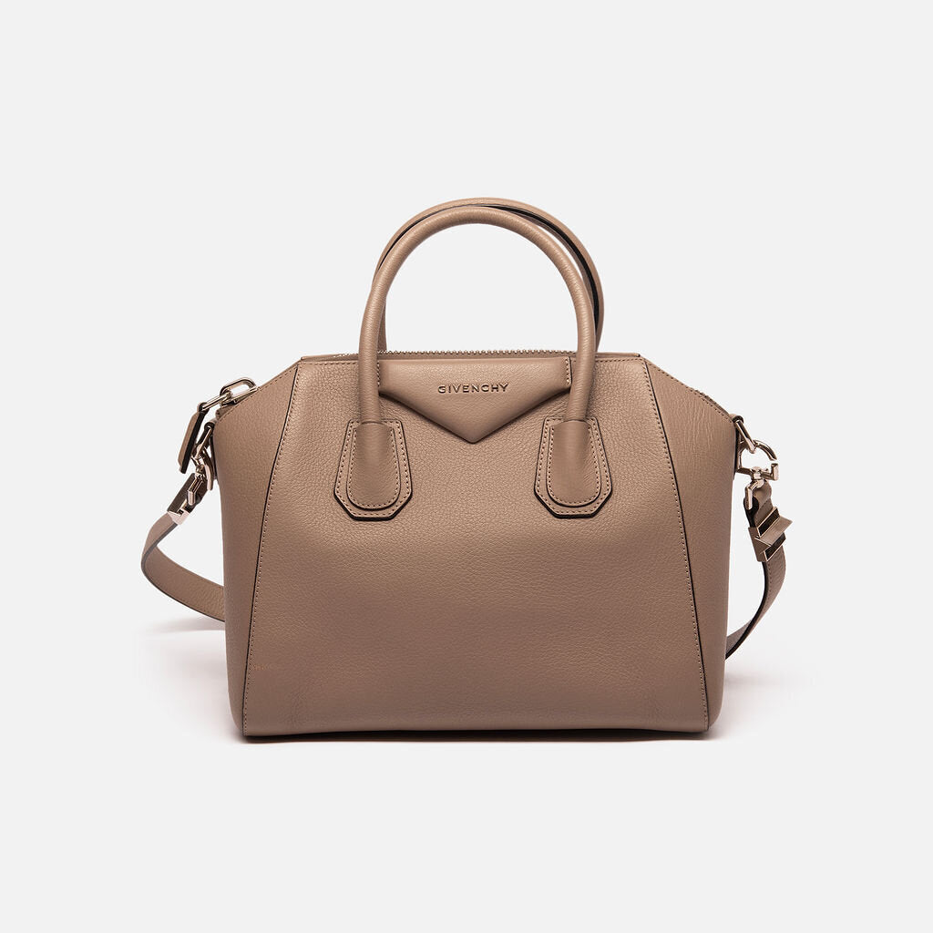 Givenchy Grey Leather Antigona Small Bag