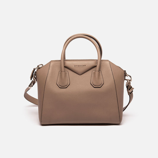 Givenchy Grey Leather Antigona Small Bag