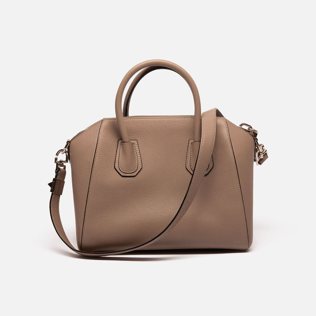 Givenchy Grey Leather Antigona Small Bag