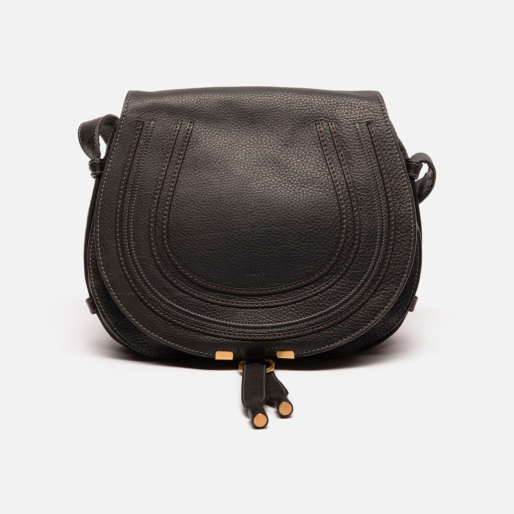 Chloe Black Marcie Crossbody Bag