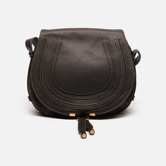 Chloe Black Marcie Crossbody Bag