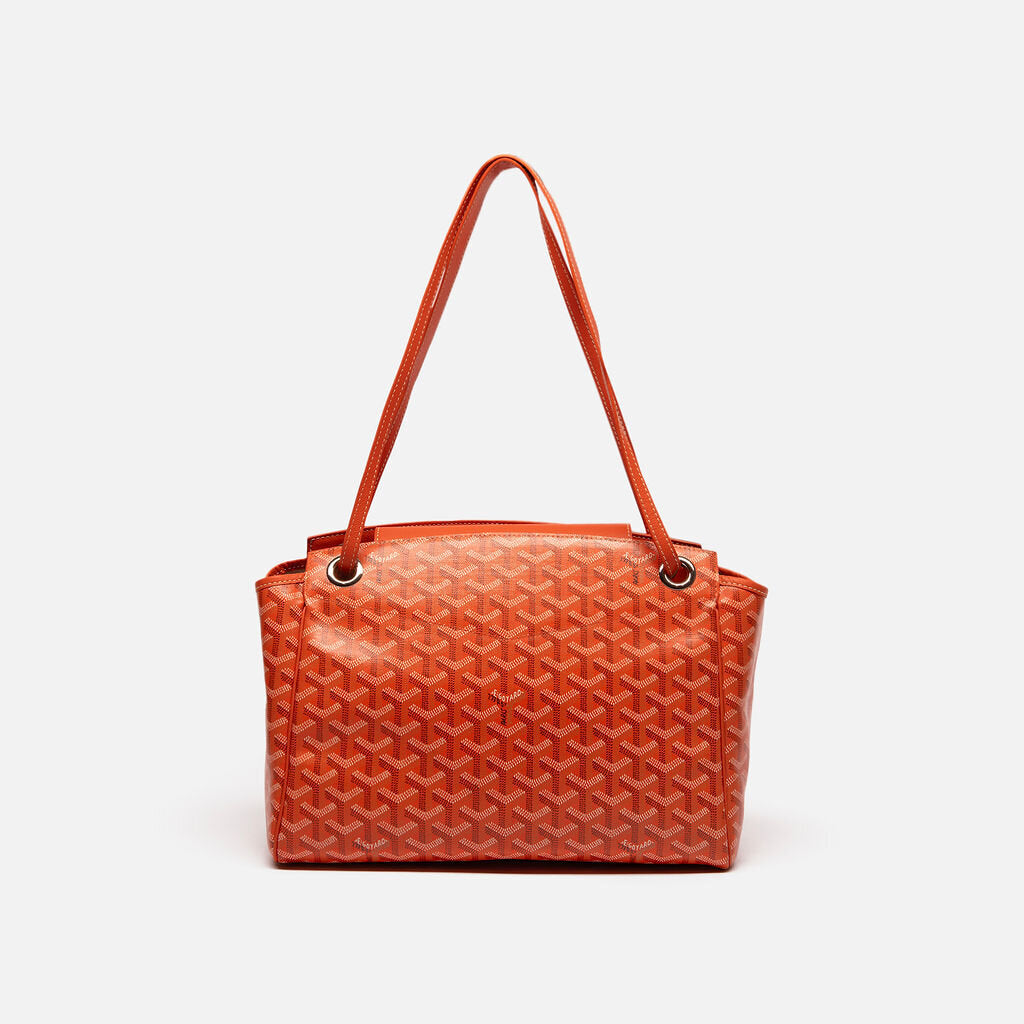 Goyard Orange PM Louette Shoulder Tote