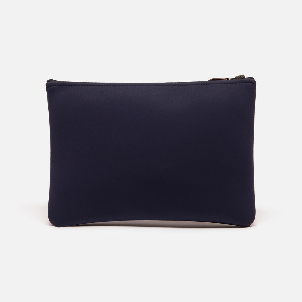 Hermes Navy Neoprene Pouch