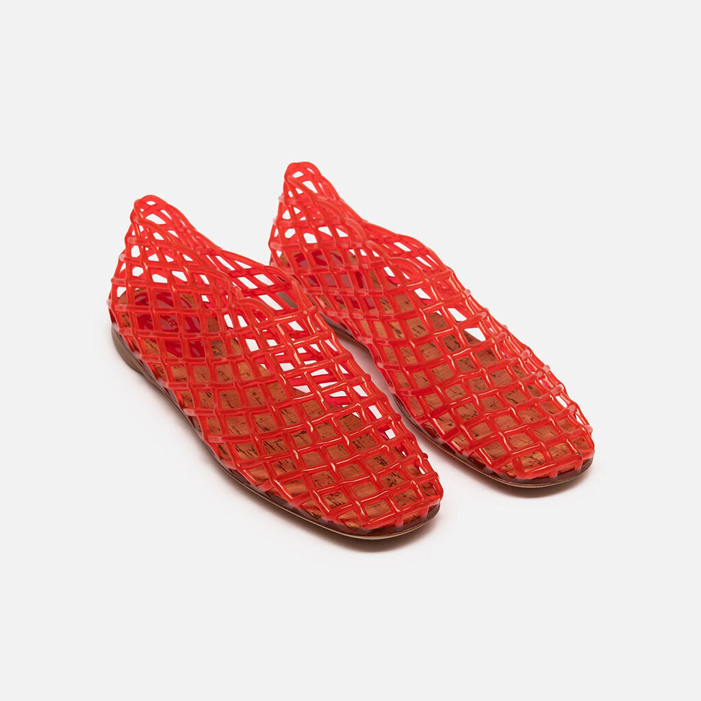 The Row Orange Jelly Flat