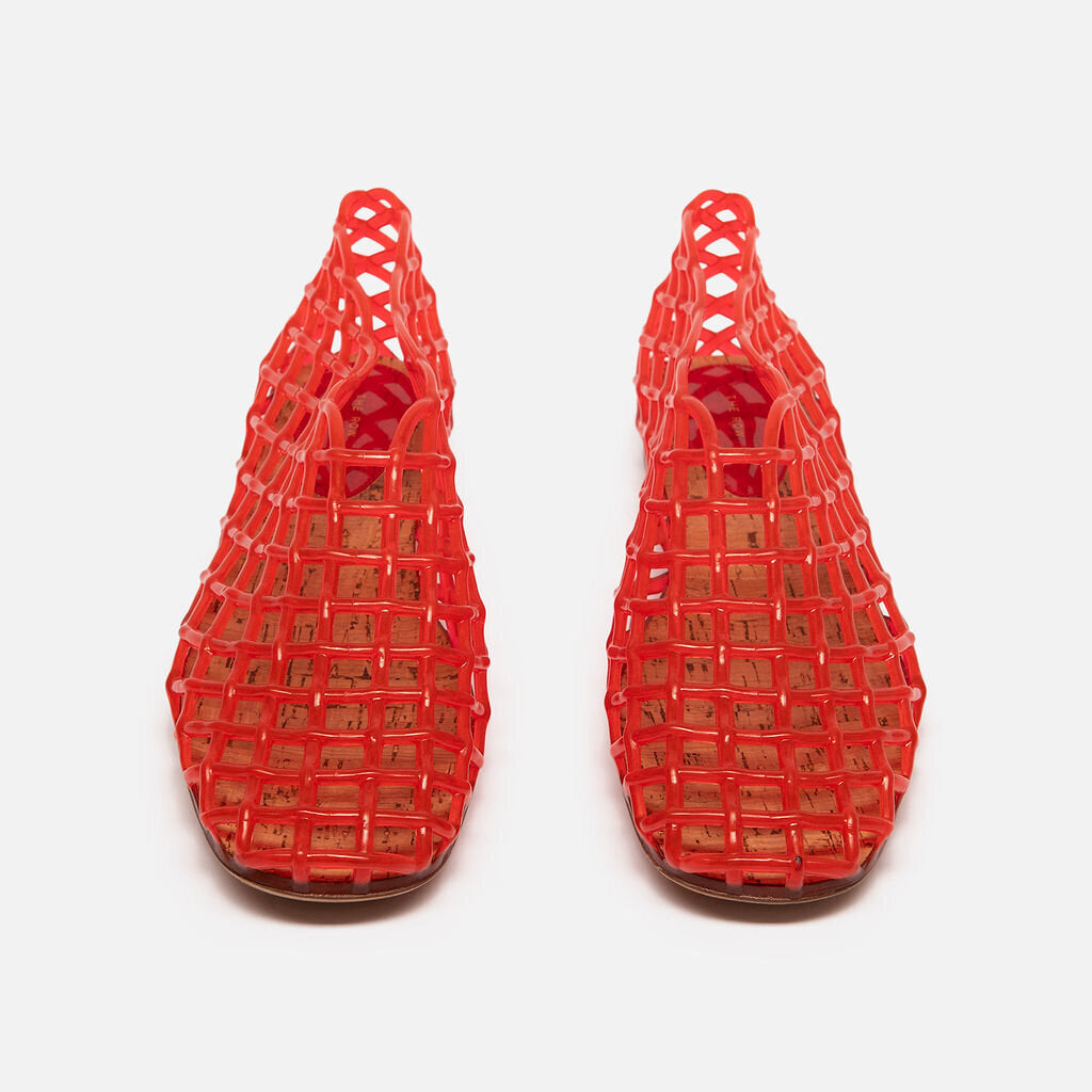 The Row Orange Jelly Flat