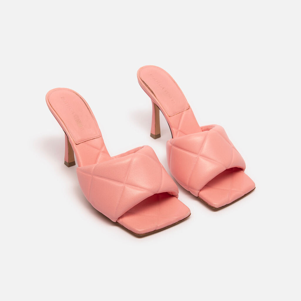 Bottega Veneta Pink Quilted Heel