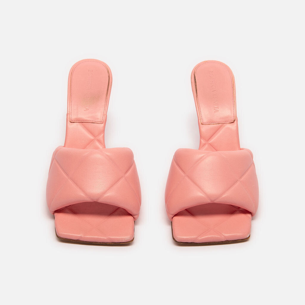 Bottega Veneta Pink Quilted Heel