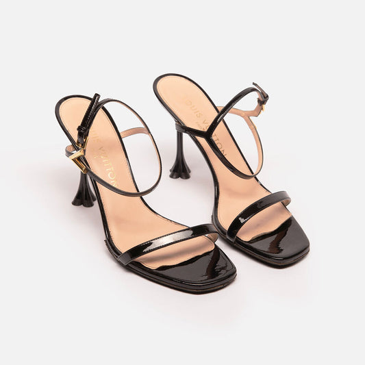 Louis Vuitton Black Patent Heel