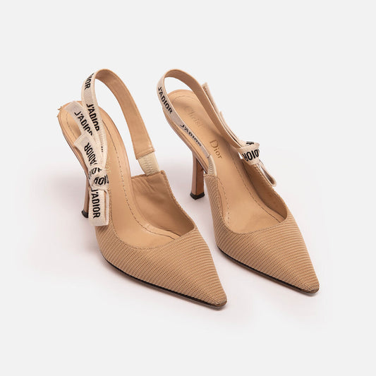 Christian Dior Beige J'Adior Sling Back Shoe
