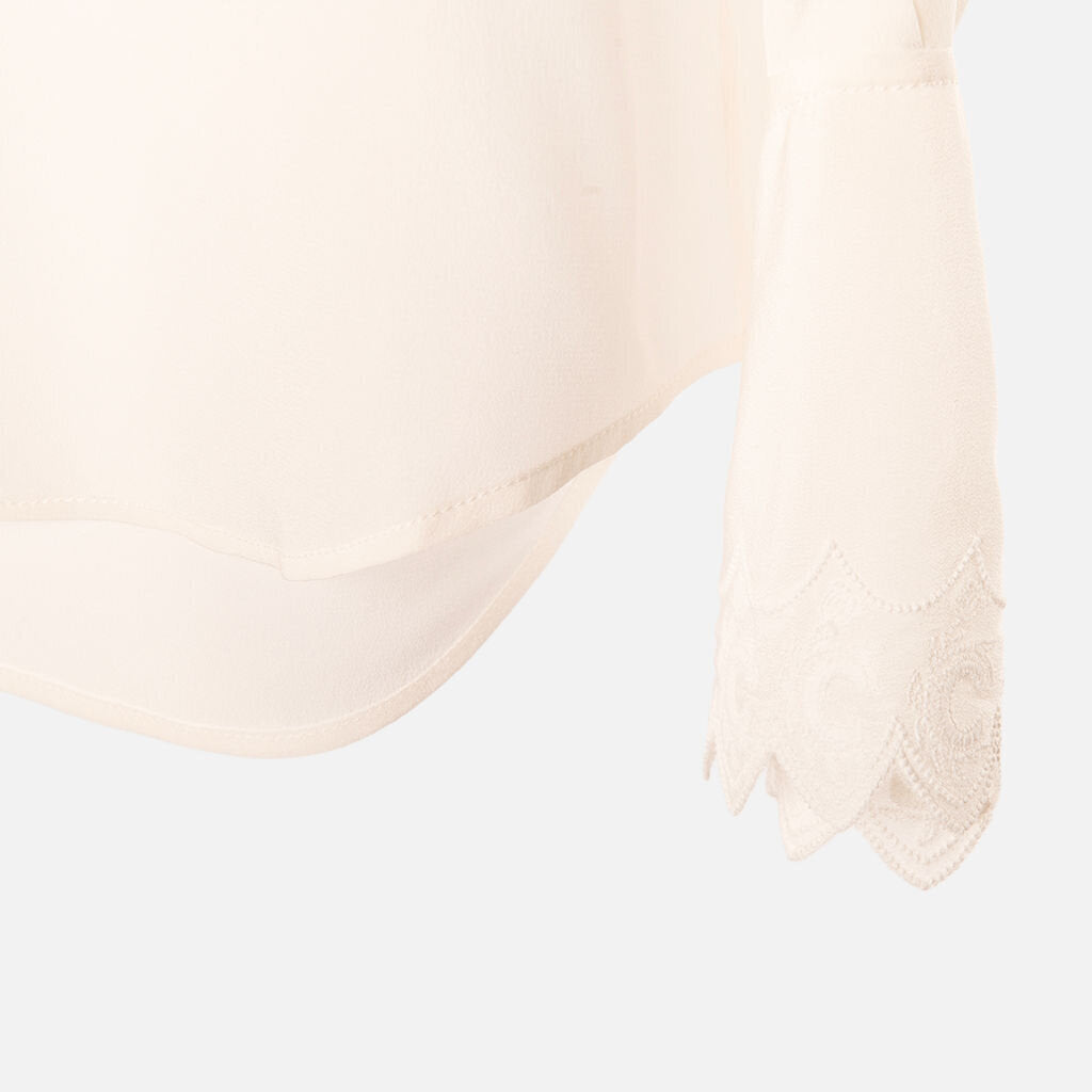 Chloe White Silk Shirt