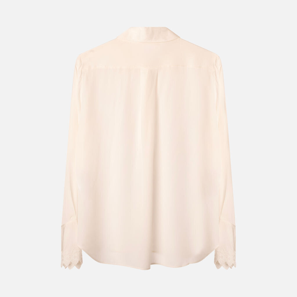 Chloe White Silk Shirt