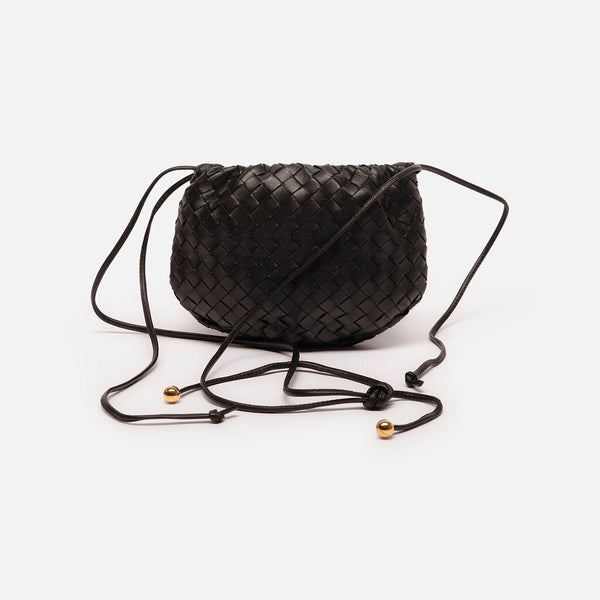 Bottega Veneta Black Intrecciato Mini Bulb Shoulder Bag