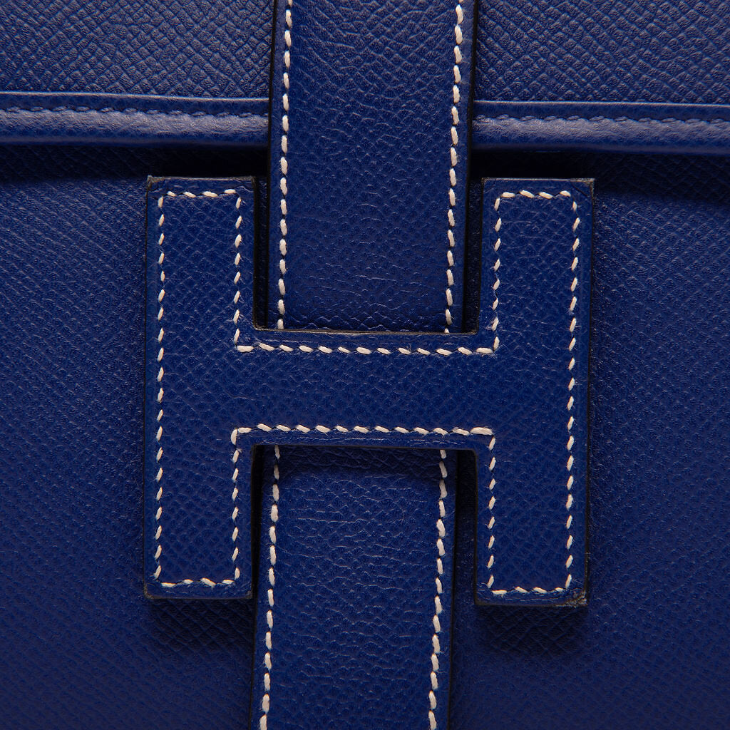 Hermes Bleu Electrique Epsom Jige