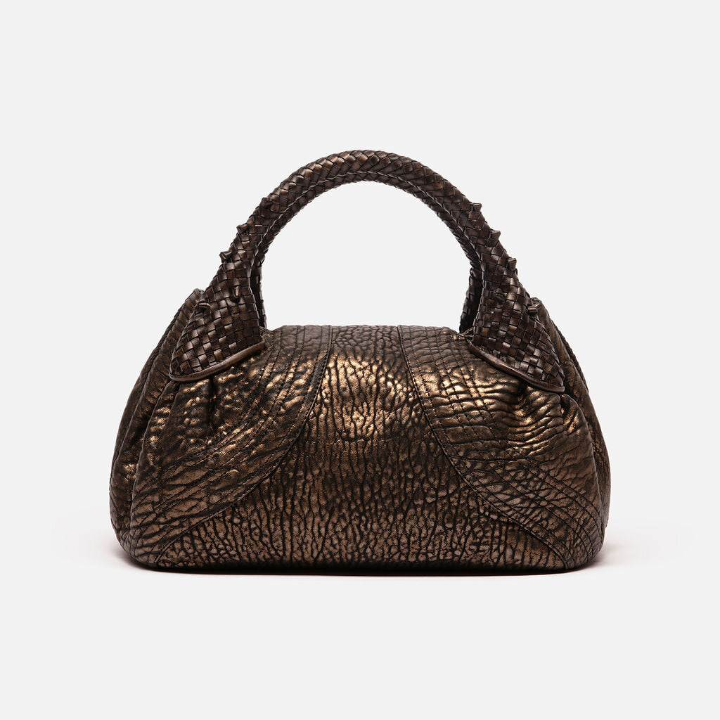 Fendi Metallic Embossed Spy Bag