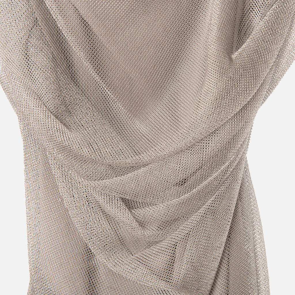 Et Ochs Silver Viscose Chain Top